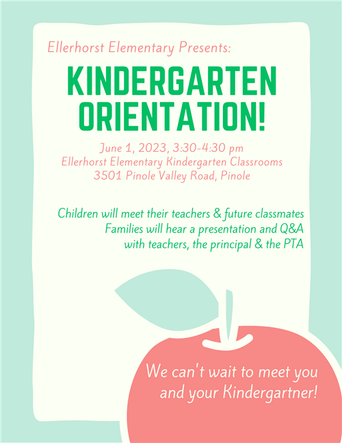  Kindergarten Orientation 2023